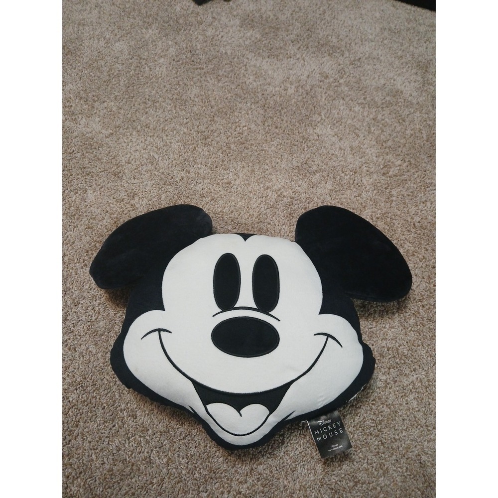 Disney Mickey Mouse Head Plush‎ Pillow Face Stuffed Toy